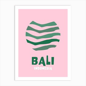 Bali Pink Art Print