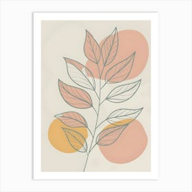 Leaf Print Art Print