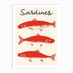 Sardines Art Print