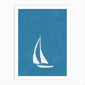 Boat In The Sea Art Print