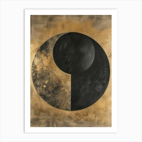 Black And Gold 6 Art Print