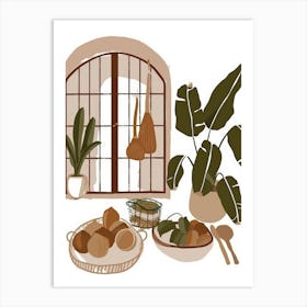 Kitchen Scene Art Print