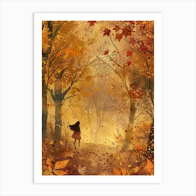 Autumn In The Forest Art Print