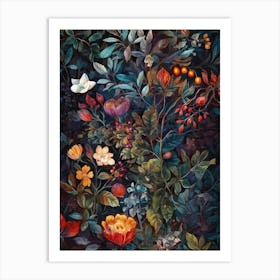 The Garden Of Flowers  flora nature meadow  Art Print