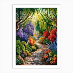 Garden Path 5 Art Print