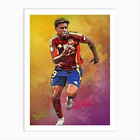 Lamine Yamal12 Art Print