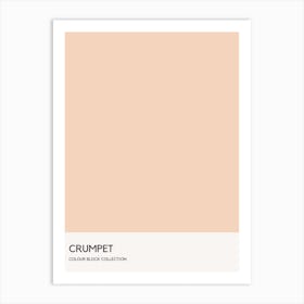 Crumpet Colour Block Poster Art Print