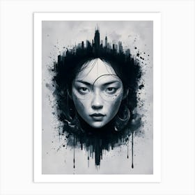 Portrait Of A Woman Art Print