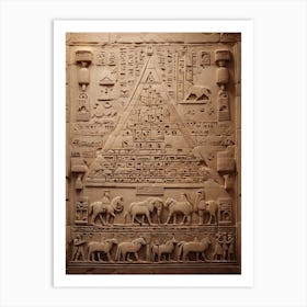 Egyptian Pyramid Art Print