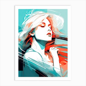 Woman Art Print