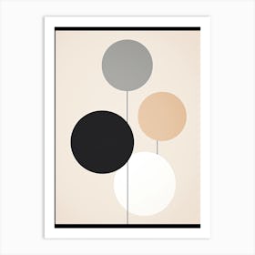 Minimal Abstract Shapes, Boho Art Print