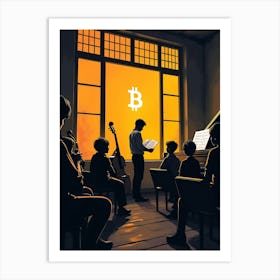 Bitcoin Orchestra Art Print