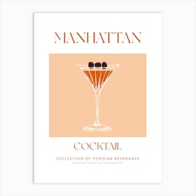 Manhattan Cocktail Art Print