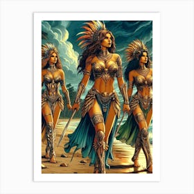 Exotic Beauty Artwork 132 Art Print