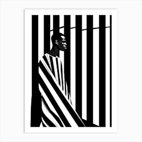 Man In Prison Art Print