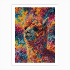 Llama 4 Art Print