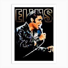 Elvis Presley 7 Art Print