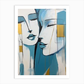 Two Women 1 Art Print