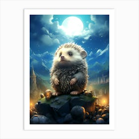 Hedgehog 1 Art Print