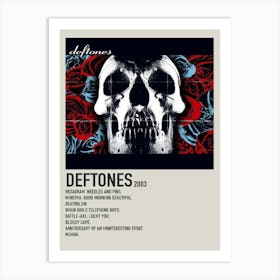 Ygulc Deftones Music Album Cover Bedroom Sports Landscape Office Room Decor Poster 1 Art Print