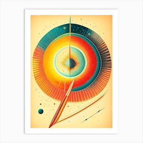 Cosmology 2 Vintage Sketch Space Art Print