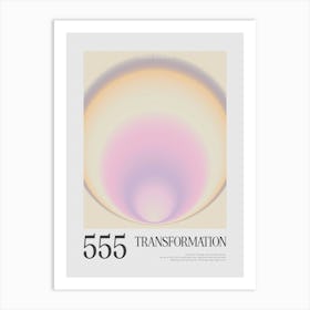 Angel Number 555 Transformation Art Print