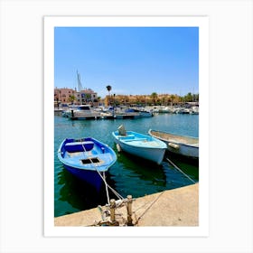 Boats At The Marina Art Print