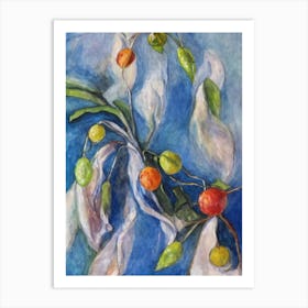 Physalis 4 Classic Fruit Art Print