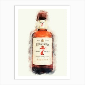 Seagram’S 7 Crown American Whiskey 1 Art Print