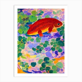 Japanese Giant Salamander Matisse Inspired Art Print