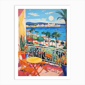 Cannes France 1 Fauvist Painting Art Print