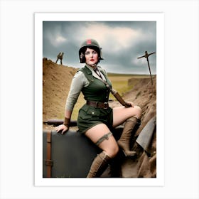 Russian Soldier 3 Art Print