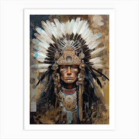 Spirit of the Tribe: Embracing Native American Heritage Art Print