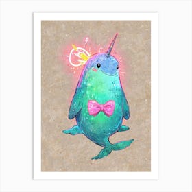 A Narwhal Art Print