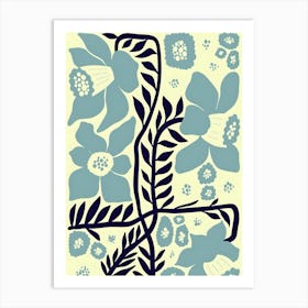 Henri Matisse Blue Flowers Art Print