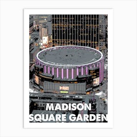 Madison Square Garden, New York, Theatre, Landmark, Wall Print, Wall Art, Poster, Print, Art Print