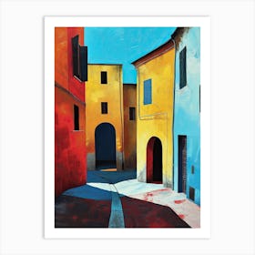 Pisa Perspectives: Leaning Towers and Charming Homes, Italy Art Print