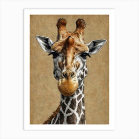 Giraffe 106 Art Print