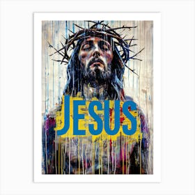 Savior's Gaze | Jesus Poster Art Print