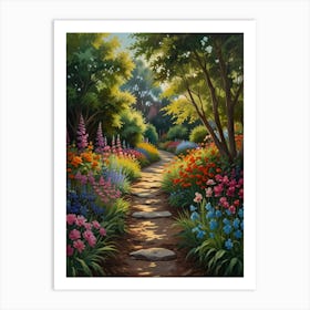 Garden Path 3 Art Print