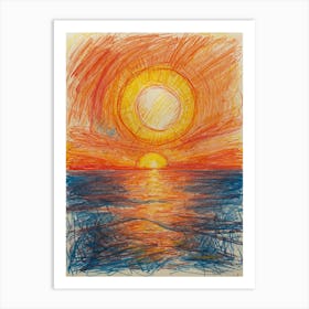 Sunset Art Print