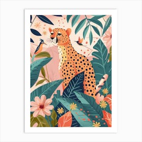 Cheetah In The Jungle 3 Art Print
