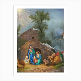 Nativity Scene 31 Art Print