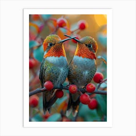 Beautiful Bird on a branch 3 Art Print