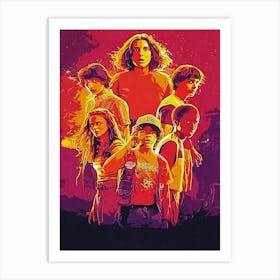 Stranger Things Horror Movie Art Print