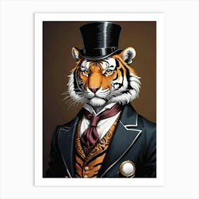 Steampunk Tiger Art Print