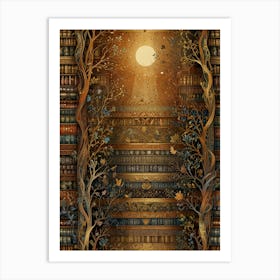 Tree Of Books Art Print