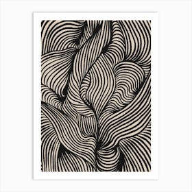 Abstract Lines No 0827 Art Print