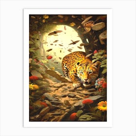 Prowl - Jaguar In The Jungle Art Print