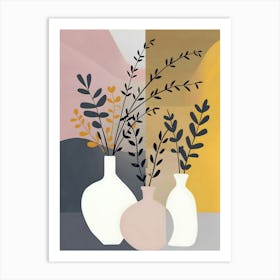 Three Vases Art Print